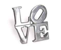 Buy the charming Love sign decor from Choixe made with reusable aluminum