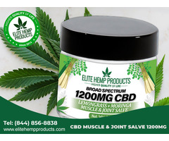 Effective CBD Relief Muscle & Joint Salve - Elite Hemp Products