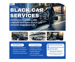 Luxury Black car services in Minneapolis | Book your Ride Now