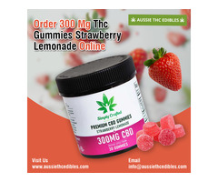 THC Gummies Strawberry Lemonade | Aussie THC Edibles