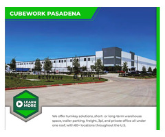 Flexible Office Space at Cubework Pasadena with no hidden fees