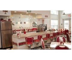 Create brand awareness for your restaurant with our Retro diner furniture sets