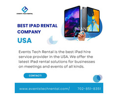 High-Quality iPad Rentals for USA Events & Meetings