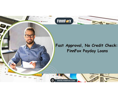 Fast Approval, No Credit Check: FinnFox Payday Loans