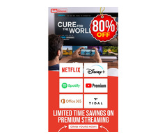 Get Up to 80% Off on Premium Subscriptions – Netflix, Spotify, and More!