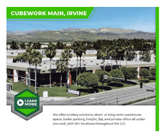 Flexible Office Space at Cubework Irvine with no hidden fees