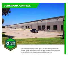 Flexible Warehouse Space at Cubework Coppell with no hidden fees