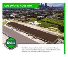 Flexible Warehouse Space at Cubework Houston with no hidden fees