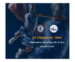 LA Clippers vs Philadelphia 76ers Tickets