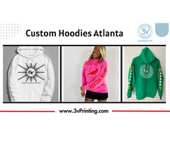 Custom Hoodies in Atlanta: Personalize Your Comfort with 3v Printing