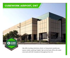 Flexible Warehouse Space at Cubework Ontario (Airport) with no hidden fees