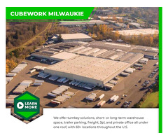 Flexible Warehouse Space at Cubework Milwaukie with no hidden fees