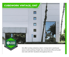 Cubework Warehouse Space Available! – Vintage ONT, CA