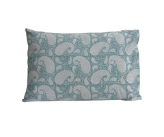 Buy Block Print Lumbar Pillow Online