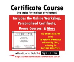 Attention to Detail Online Courses