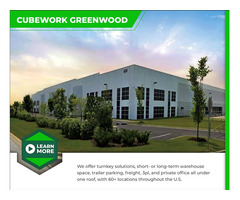 Commercial Parking Space at Cubework Greenwood with No Hidden Fees