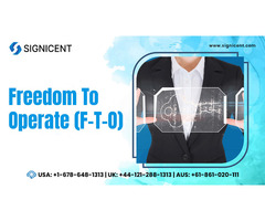 Freedom To Operate (FTO) - Signicent LLP