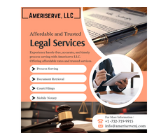 Affordable Court Filing & Legal Process Serving in New jersey