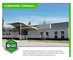 Flexible Warehouse Space at Cubework Turnbull with no hidden fees