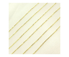 Shop 14KT Solid Gold Rope Chains for Women Online Today!