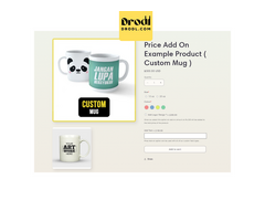 Drodl: Custom Product Options App for Shopify Store