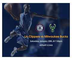 LA Clippers vs Milwaukee Bucks Tickets Intuit Dome