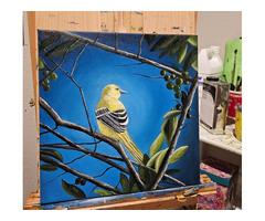 Buy Bird & Animal Oil Paintings on Canvas at Affordable Price - Anneshascanvas