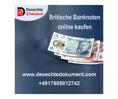 Britische Banknoten online kaufen von desechtedokument.com