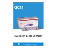 Buy Modafinil 200 MG Tablet Online - Global Care Meds