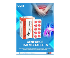 Buy Cenforce 150 Mg Tablets Online - GCM