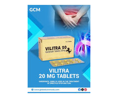 Buy Vilitra 20 Mg Tablets Online - GCM