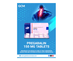 Buy Pregabalin 150 MG Tablets Online - Global Care Meds