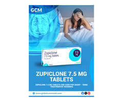 Zopiclone 7.5 MG Tablets - Global Care Meds